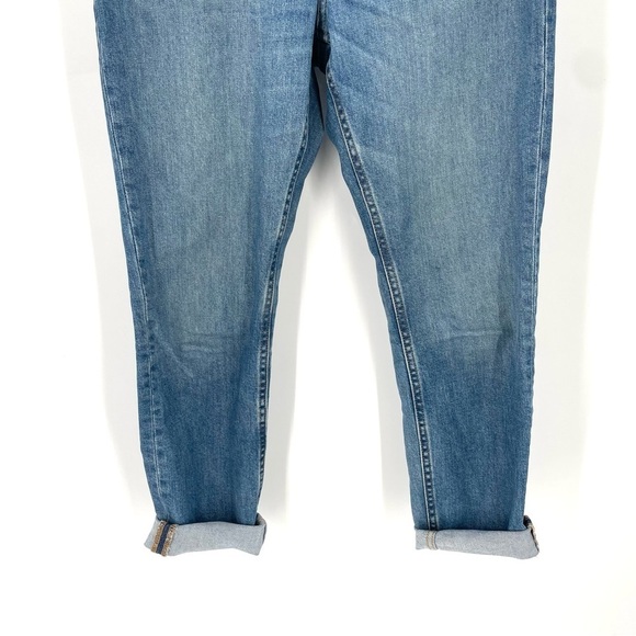 EVERLANE Ankle Medium Wash Straight Leg High Waist Jeans - Picture 4 of 11